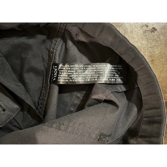 Vuori Telluride Twill Wide Leg Pants Womens Sz Med Dark Gray Comfort (32x31) - Picture 9 of 11